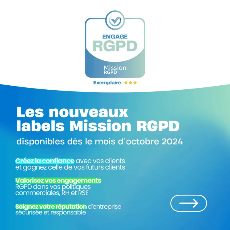 Les nouveaux Labels Data Comply One (ex Mission RGPD) bientôt disponible !