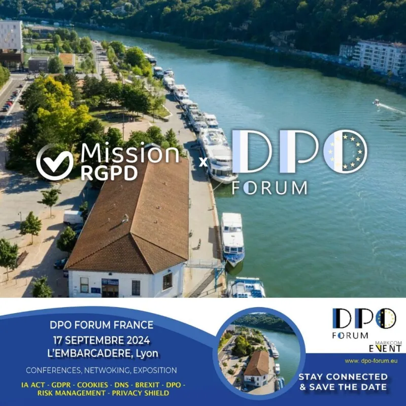 Data Comply One (ex Mission RGPD) est partenaire du DPO Forum 2024